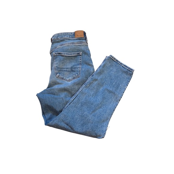 American Eagle Outfitters Denim - American Eagle Outfitters‎ Women's Jeans Medium Wash Ripped Distressed Size 14